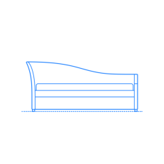 Furniture Divan Brinkley Twin Daybed Trundle Craft Design Svg File, Free Vectors File